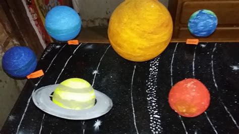 Maqueta Sistema Planetario Solar Youtube