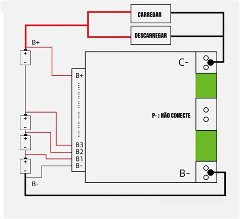 5x Placa Bms Proteção Bat Li Ion Bms 16s 60v 20a Frete grátis