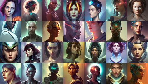 ArtStation - 98 Sci-fi Portraits | Game Assets