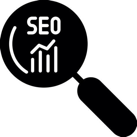 Seo Search Vector Icon 19997252 Vector Art At Vecteezy