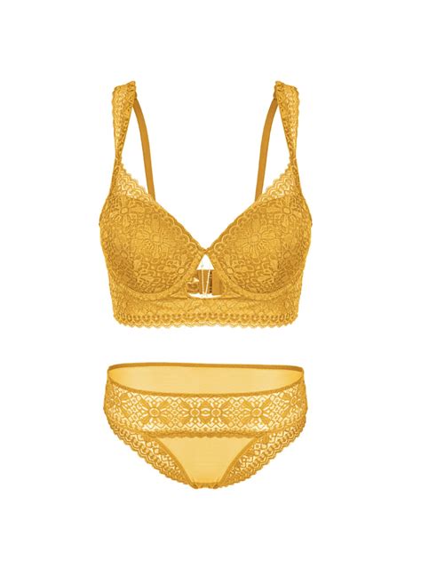 Yellow Bra Set