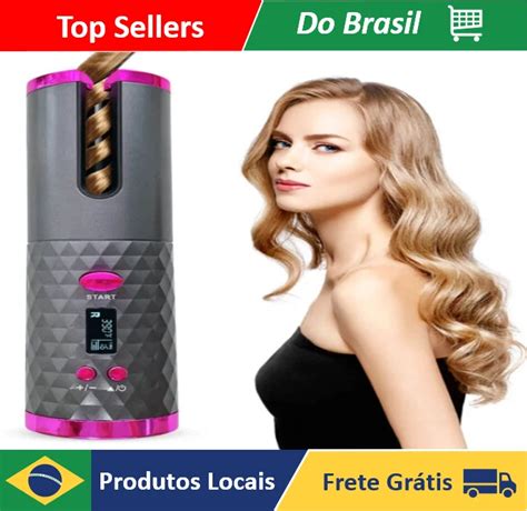 Modelador de Cachos Finalizador Cabelo Automático Sem fio portátil USB