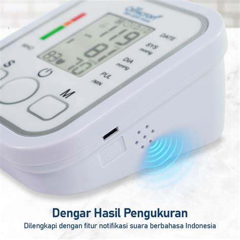 Taffomicron Tensimeter Digital Pengukur Tekanan Darah Bahasa Indonesia