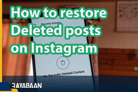 How To Restore Deleted Posts On Instagram Fast Tricks Rayabaan