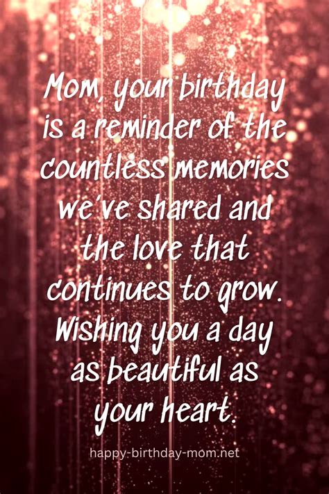 103 Heartfelt Touching Birthday Wishes for Mom - Happy Birthday Mom