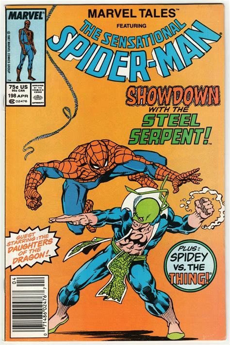 Marvel Tales Featuring Sensational Spider Man 198 Marvel 1987 FN