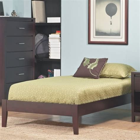 Modus Furniture Nevis Simple Platform Bed In Espresso Sp23fx