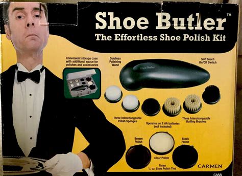 Rare Shoe Butler The Effortless Shoe Polish Kit Wsto Gem