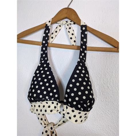 Fresh Water Swim Retro Pin Up Polka Dot Bikini Top Poshmark