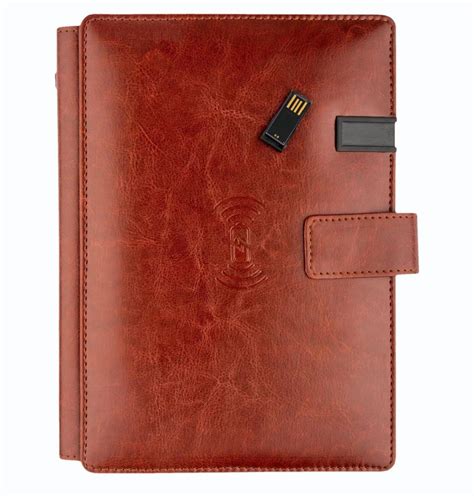 Perfect Bound PU Leather Cover Power Bank Diary A5 At Rs 900 Piece In