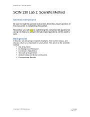 Scin Lab Scientific Method Updated Docx Scin Lab