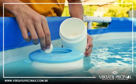 Pastilha De Cloro Na Piscina De Vinil Vers Til Piscinas