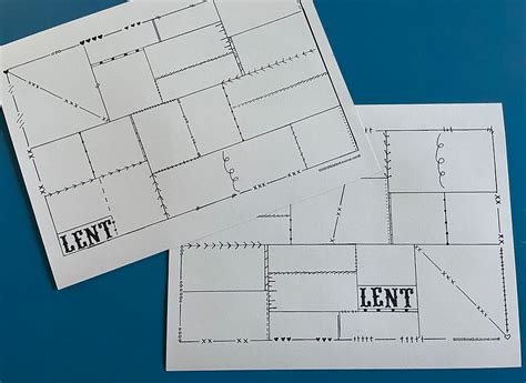 Lent template set (both sizes) | Biblequiltjournal.com