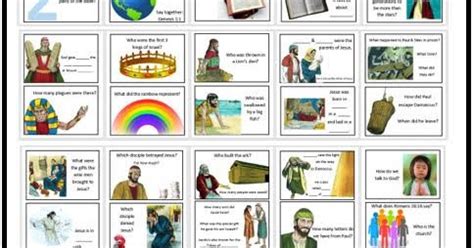 Bible Facts Flash Cards | Bible Fun For Kids