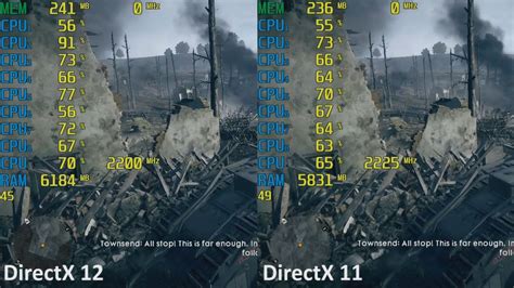 Battlefield Directx Vs Directx Ryzen U Youtube