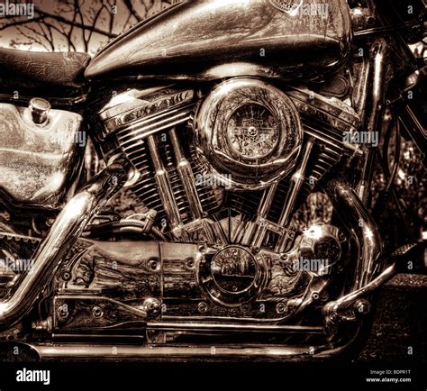 harley davidson  twin stock photo alamy