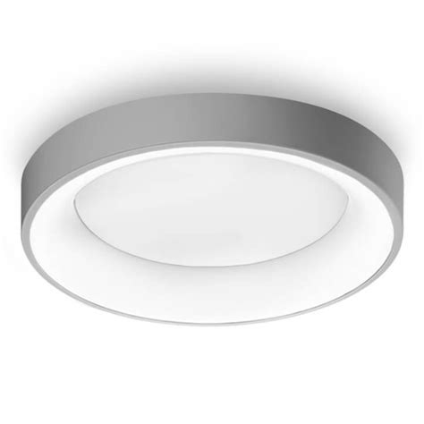 Minimalistyczna Lampa Sufitowa Sovana LED 80W Szara AZzardo Sklep