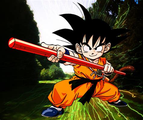 Kid Goku On Flying Nimbus - Kid Goku Photo (29919420) - Fanpop