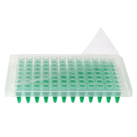 Pre Cut Clear Pressure Sensitive Adhesive Pcr Plate Sealing Film For