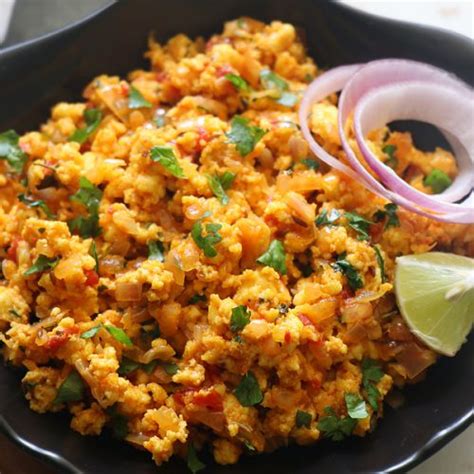 Paneer Bhurji Recipe Sharmis Passions