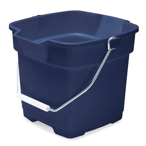 Rubbermaid Fg296400roybl 12 Qt Royal Blue Plastic Roughneck Bucket