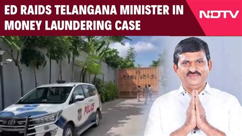 Telangana News Enforcement Directorate Raids Telangana Minister In