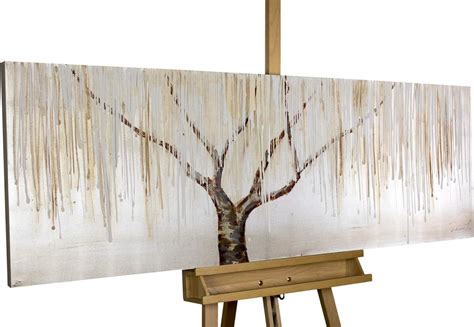 Kunstloft Painting Weeping Willow In The Mist X Inches Large