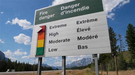 Extreme Fire Danger Rating In Alberta Foothills Banff Lethbridge