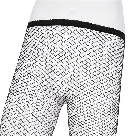 Mens Sissy Lingerie Hollow Out Fishnet Pantyhose Tight Body Stockings Underwear EBay