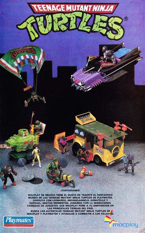 Ad For The Classic Line Of TMNT Playmates Figures Scrolller