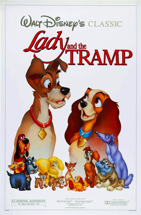 Walt Disney Posters Lady And The Tramp Walt Disney Characters Photo