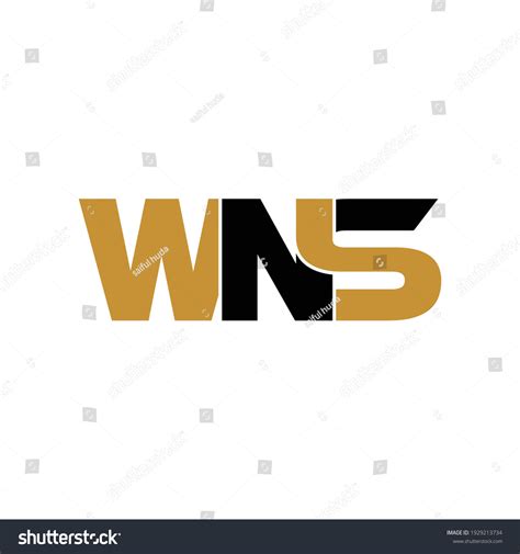 Wns Letter Monogram Logo Design Vector Stock Vector (Royalty Free) 1929213734 | Shutterstock