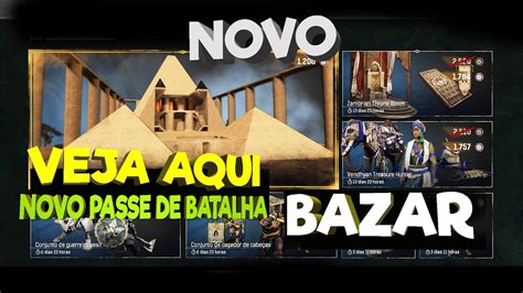 PASSE DE BATALHA E OS ITENS DO BAZAR A MÃO DO PEDREIRO EXIELS CHEGA A