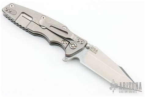 XM 18 3 5 S45VN Harpoon Tanto Tri Way Stonewash Arizona Custom Knives