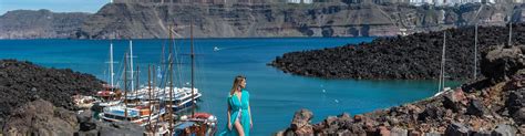 Santorini Volcano Boat Tour including Hot Springs & Therasia - Volcano ...