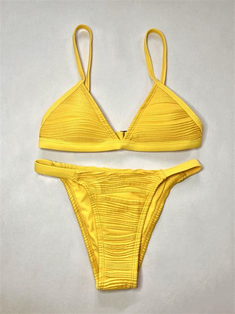 Eighth Mermaid Curtis Bikini Set In Honey Women S Fashion Swimwear