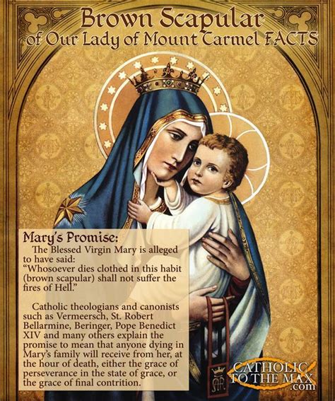 Feast Of Our Lady Of Mount Carmel 16 July Since The Light Of Faith