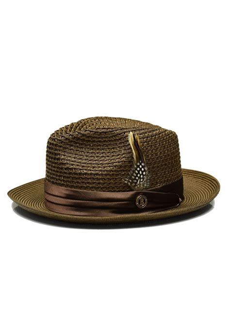 Bruno Capelo Fedora Straw Hat Remo Mens Wear