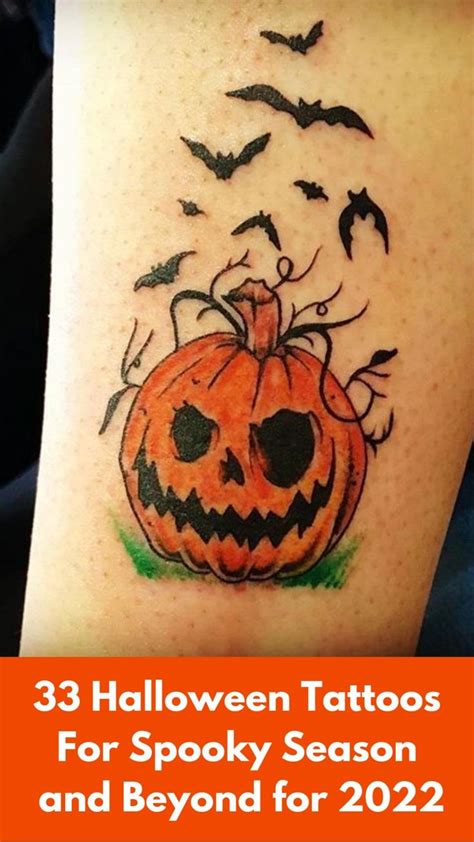 33 Halloween Tattoo Ideas For Spooky Season And Beyond For 2022