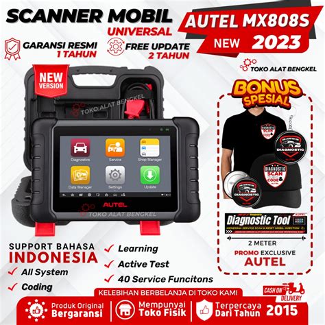 Jual Scanner Mobil Autel MX808S New 2023 Scan Tool Diagnostik Universal