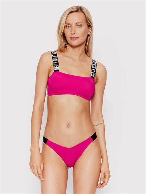 Calvin Klein Swimwear Bikini Partea De Jos KW0KW01726 Roz Modivo Ro