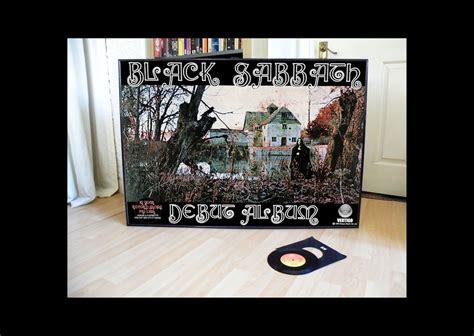 BLACK SABBATH Debut Album Promotional Poster,pop,rock,jazz,metal,hip ...