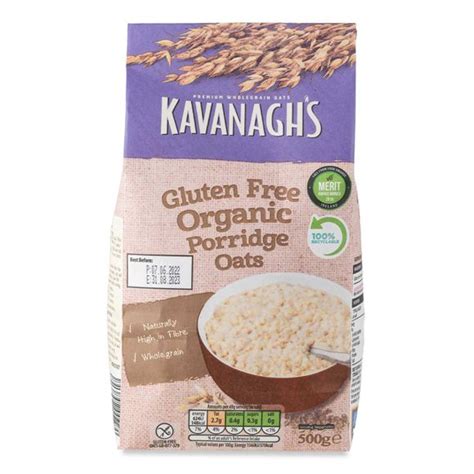 Gluten Free Organic Porridge Oats 500g Kavanaghs Aldiie