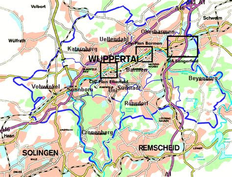 Wuppertal Map - Germany