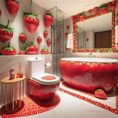 Transform Your Space With A Strawberry Inspired Bathroom Tips And Ideas