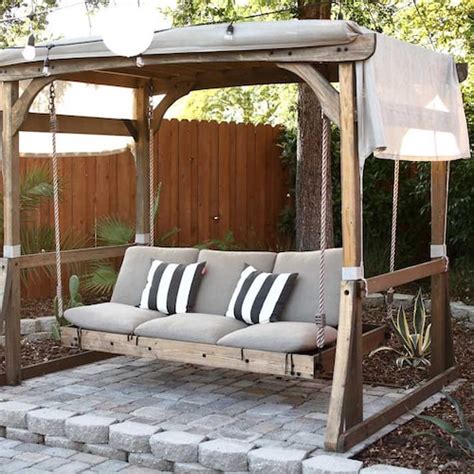 DIY Outdoor Arbor Swing Plans swing Plans Porch Swing Plans - Etsy