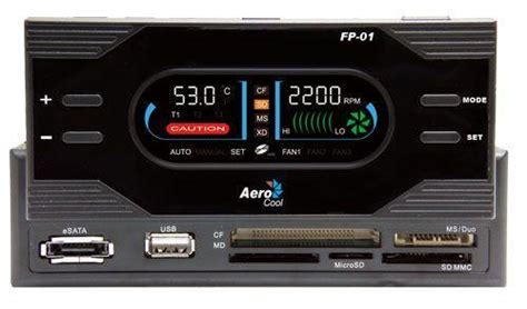 Techware Labs - Reviews - Aerocool FP-01 LCD Display