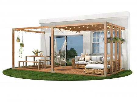 Крепеж коннектор для беседки из бруса TETRA цвета латте - купить по ...