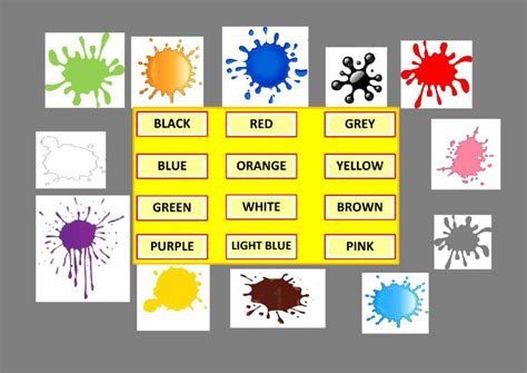 Colours Online Exercise For Grade 1 Live Worksheets