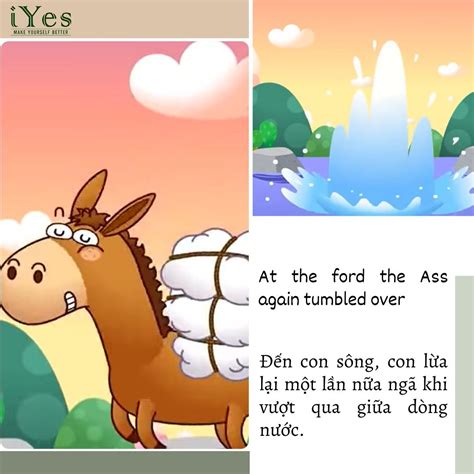 Truyện Song ngữ Việt Anh THE ASS AND THE LOAF OF SALT CON LỪA VÀ GIỎ MUỐI